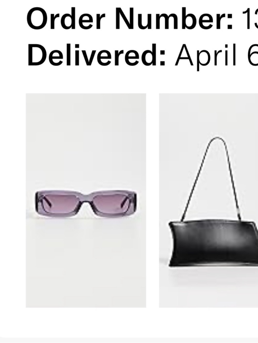 NIB • The Attico Mini Marfa Purple Rectangular Sunglasses - Picture 12 of 13